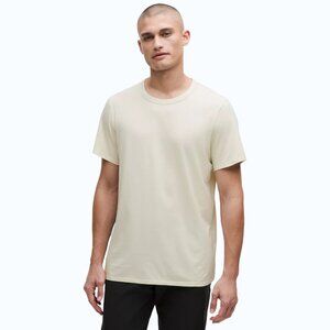 Lululemon The Fundamental T-Shirt Men's XL Bone White Short Sleeve Casual Gym